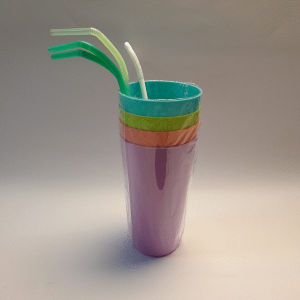 Multi Coloured Water Glasses